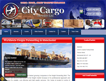Tablet Screenshot of citycargoservicesuk.com